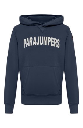 Мужской хлопковое худи PARAJUMPERS синего цвета по цене 20650 руб., арт. CF28/CHESS | Фото 1 Мужской хлопковое худи PARAJUMPERS синего цвета, арт. CF28/CHESS | Фото 1