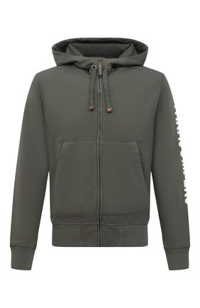 Мужской хлопковая толстовка PARAJUMPERS хаки цвета по цене 27200 руб., арт. CF05/CHARLIE | Фото 1 Мужской хлопковая толстовка PARAJUMPERS хаки цвета, арт. CF05/CHARLIE | Фото 1