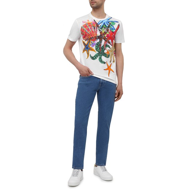 фото Хлопковая футболка versace