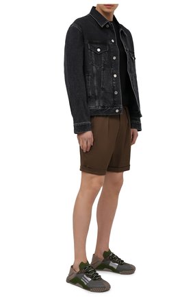 Мужские комбинированные кеды ns1 DOLCE & GABBANA хаки цвета по цене 57100 руб., арт. CS1769/AJ968 | Фото 2 Мужские комбинированные кеды ns1 DOLCE & GABBANA хаки цвета, арт. CS1769/AJ968 | Фото 2