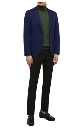 Мужской шерстяной пиджак CORNELIANI синего цвета по цене 83950 руб., арт. 87X523-1118810/90 | Фото 2 Мужской шерстяной пиджак CORNELIANI синего цвета, арт. 87X523-1118810/90 | Фото 2 (Случай: Повседневный; Длина (для топов): Стандартные; Рукава: Длинные; 1-2-бортные: Однобортные; Стили: Кэжуэл; Материал внешний: Шерсть; Пиджаки М: Приталенный)