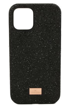 Чехол для iphone 12/12 pro SWAROVSKI черного цвета по цене 6480 руб., арт. 5565185 | Фото 1 Чехол для iphone 12/12 pro SWAROVSKI черного цвета, арт. 5565185 | Фото 1
