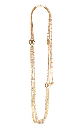 Женское колье DOLCE & GABBANA золотого цвета по цене 119500 руб., арт. WNN4L1/W1111 | Фото 1 Женское колье DOLCE & GABBANA золотого цвета, арт. WNN4L1/W1111 | Фото 1