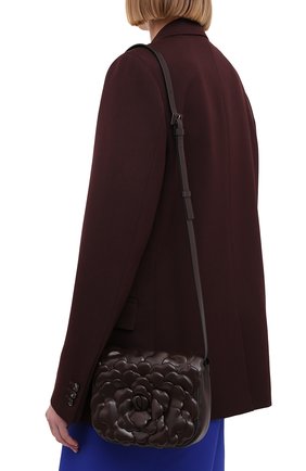 Женская сумка atelier rose VALENTINO темно-коричневого цвета по цене 211000 руб., арт. VW0B0I02/JBZ | Фото 2 Женская сумка atelier rose VALENTINO темно-коричневого цвета, арт. VW0B0I02/JBZ | Фото 2