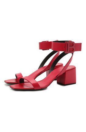 Женские кожаные босоножки stella 55 BALMAIN фуксия цвета по цене 62400 руб., арт. VN0UB651/LGDT | Фото 1 Женские кожаные босоножки stella 55 BALMAIN фуксия цвета, арт. VN0UB651/LGDT | Фото 1