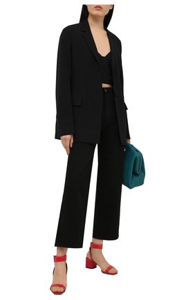 Женские кожаные босоножки stella 55 BALMAIN фуксия цвета по цене 62400 руб., арт. VN0UB651/LGDT | Фото 2 Женские кожаные босоножки stella 55 BALMAIN фуксия цвета, арт. VN0UB651/LGDT | Фото 2