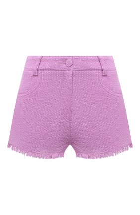 Женские хлопковые шорты MSGM сиреневого цвета по цене 26250 руб., арт. 3042MDB102X 217306 | Фото 1 Женские хлопковые шорты MSGM сиреневого цвета, арт. 3042MDB102X 217306 | Фото 1