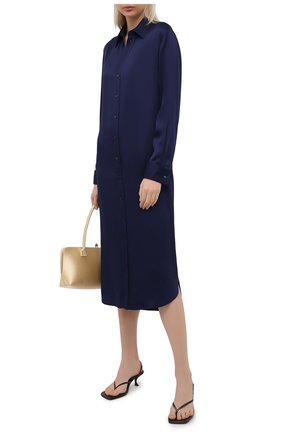 Женское платье из вискозы RALPH LAUREN темно-синего цвета по цене 162000 руб., арт. 290849801 | Фото 2 Женское платье из вискозы RALPH LAUREN темно-синего цвета, арт. 290849801 | Фото 2
