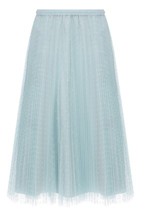 Женская плиссированная юбка REDVALENTINO голубого цвета по цене 57800 руб., арт. VR0RAC20/428 | Фото 1 Женская плиссированная юбка REDVALENTINO голубого цвета, арт. VR0RAC20/428 | Фото 1