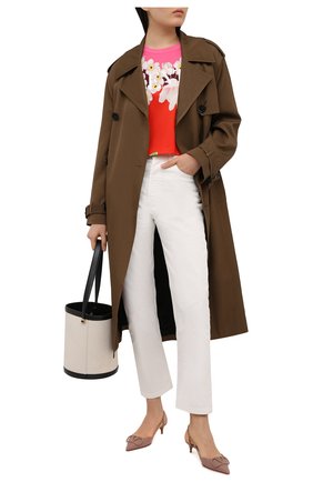 Женская хлопковая футболка VALENTINO разноцветного цвета по цене 58350 руб., арт. VB0MG13H6FB | Фото 2 Женская хлопковая футболка VALENTINO разноцветного цвета, арт. VB0MG13H6FB | Фото 2