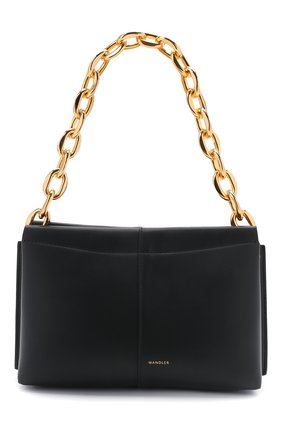 Женская сумка carly chain mini WANDLER черного цвета по цене 47850 руб., арт. CARLY MINI HEAVY CHAIN | Фото 1 Женская сумка carly chain mini WANDLER черного цвета, арт. CARLY MINI HEAVY CHAIN | Фото 1 (Сумки-технические: Сумки top-handle; Материал: Натуральная кожа; Размер: mini)