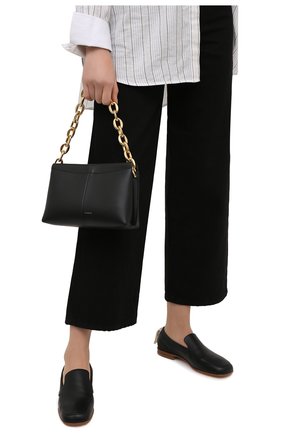Женская сумка carly chain mini WANDLER черного цвета по цене 47850 руб., арт. CARLY MINI HEAVY CHAIN | Фото 2 Женская сумка carly chain mini WANDLER черного цвета, арт. CARLY MINI HEAVY CHAIN | Фото 2 (Сумки-технические: Сумки top-handle; Материал: Натуральная кожа; Размер: mini)