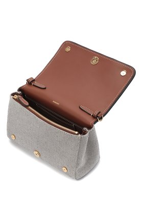 Женская сумка hackberry BURBERRY черно-белого цвета по цене 72500 руб., арт. 8039869 | Фото 5 Женская сумка hackberry BURBERRY черно-белого цвета, арт. 8039869 | Фото 5