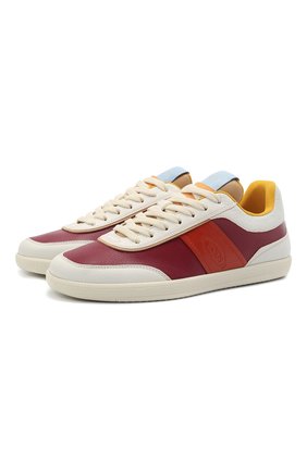 Женские кожаные кеды TOD’S красного цвета по цене 45350 руб., арт. XXW68C0DP30P05 | Фото 1 Женские кожаные кеды TOD’S красного цвета, арт. XXW68C0DP30P05 | Фото 1