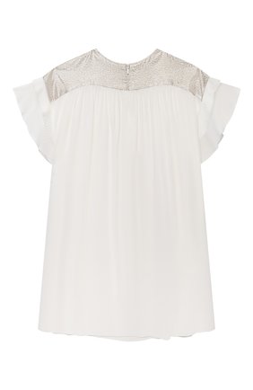 Детское платье CHLOÉ белого цвета по цене 44200 руб., арт. C12828 | Фото 2 Детское платье CHLOÉ белого цвета, арт. C12828 | Фото 2