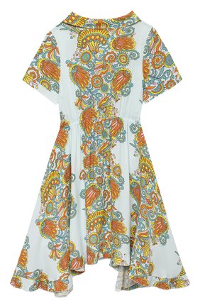 Детское платье из вискозы LANVIN разноцветного цвета по цене 61400 руб., арт. N12019 | Фото 2 Детское платье из вискозы LANVIN разноцветного цвета, арт. N12019 | Фото 2
