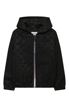 Детского хлопковая куртка GIVENCHY черного цвета по цене 44800 руб., арт. H26073 | Фото 1 Детского хлопковая куртка GIVENCHY черного цвета, арт. H26073 | Фото 1 (Материал внешний: Хлопок, Синтетический материал; Кросс-КТ: Ветровка; Рукава: Длинные; Ростовка одежда: 10 - 11 лет | 140 - 146см, 12 лет | 152 см, 13 - 15 лет | 158 см, 5 лет | 110 см, 6 лет | 116 см, 8 лет | 128 см)