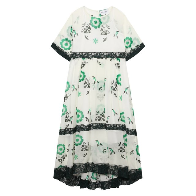Платья для девочки из вискозы Ermanno Scervino ESFAB014 GAS01 WS007/M-XL