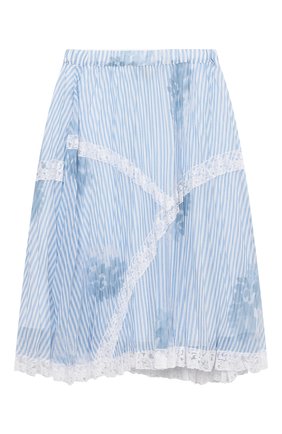 Детская юбка ERMANNO SCERVINO голубого цвета по цене 34750 руб., арт. ESFG0009 0RS02 WSUNI1/XXS-S | Фото 2 Детская юбка ERMANNO SCERVINO голубого цвета, арт. ESFG0009 0RS02 WSUNI1/XXS-S | Фото 2 (Материал внешний: Синтетический материал; Материал подклада: Хлопок; Случай: Повседневный, Вечерний; Региональные ограничения белый список (Axapta Mercury): RU; Ростовка одежда: 10 - 11 лет | 140 - 146см, 8 лет | 128 см, 6 лет | 116 см)