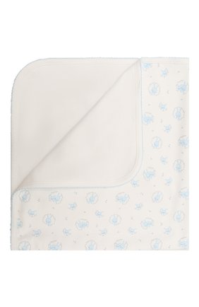 Детского хлопковое одеяло KISSY KISSY голубого цвета по цене 3835 руб., арт. KB7056570 | Фото 1 Детского хлопковое одеяло KISSY KISSY голубого цвета, арт. KB7056570 | Фото 1