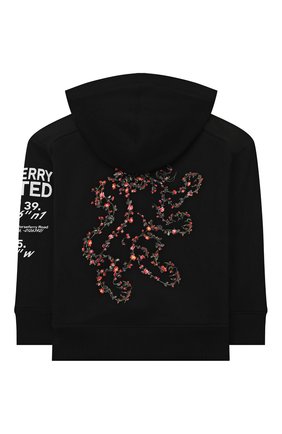 Детский хлопковая толстовка BURBERRY черного цвета по цене 25100 руб., арт. 8038452 | Фото 2 Детский хлопковая толстовка BURBERRY черного цвета, арт. 8038452 | Фото 2