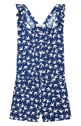 Детский хлопковый комбинезон SONIA RYKIEL ENFANT голубого цвета по цене 10650 руб., арт. 21S1S011 | Фото 1 Детский хлопковый комбинезон SONIA RYKIEL ENFANT голубого цвета, арт. 21S1S011 | Фото 1