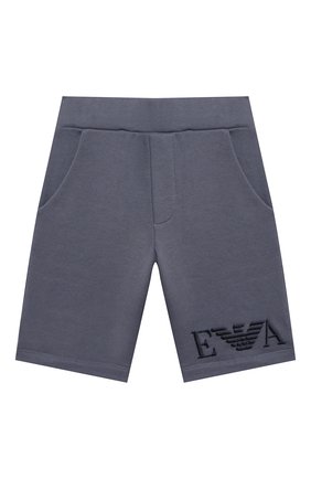 Детские шорты EMPORIO ARMANI серого цвета по цене 10550 руб., арт. 3K4SP5/1JTNZ | Фото 1 Детские шорты EMPORIO ARMANI серого цвета, арт. 3K4SP5/1JTNZ | Фото 1