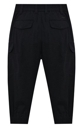 Детские брюки EMPORIO ARMANI темно-синего цвета по цене 14250 руб., арт. 3K4PJH/4JJCZ | Фото 2 Детские брюки EMPORIO ARMANI темно-синего цвета, арт. 3K4PJH/4JJCZ | Фото 2