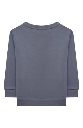 Детский хлопковый свитшот EMPORIO ARMANI серого цвета по цене 11350 руб., арт. 3K4MP5/1JTNZ | Фото 2 Детский хлопковый свитшот EMPORIO ARMANI серого цвета, арт. 3K4MP5/1JTNZ | Фото 2