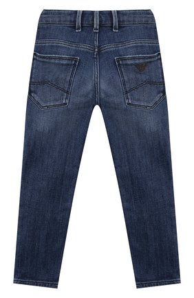 Детские джинсы EMPORIO ARMANI синего цвета по цене 13000 руб., арт. 3K4J06/4D2JZ | Фото 2 Детские джинсы EMPORIO ARMANI синего цвета, арт. 3K4J06/4D2JZ | Фото 2