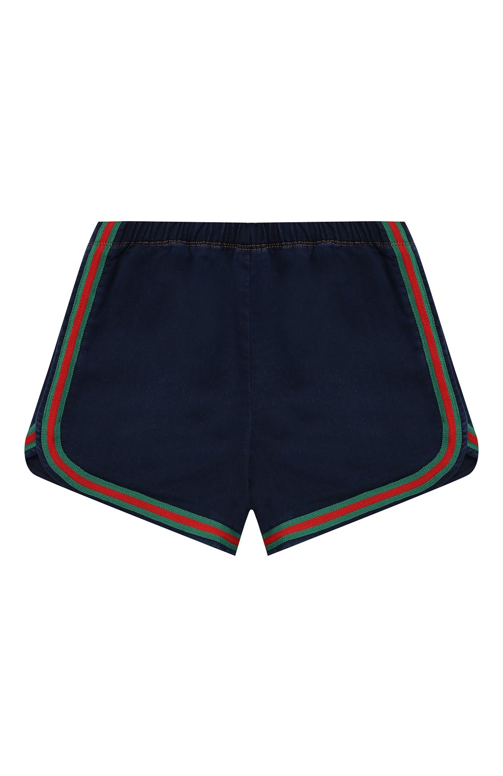 Детские хлопковые шорты GUCCI синего цвета, арт. 547189/XJCR4 | Фото 1