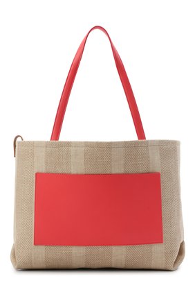 Женский сумка inside out medium LORO PIANA кораллового цвета по цене 165000 руб., арт. FAL6525 | Фото 1 Женский сумка inside out medium LORO PIANA кораллового цвета, арт. FAL6525 | Фото 1 (Сумки-технические: Сумки-шопперы; Ошибки технического описания: Нет ширины; Размер: medium; Материал: Текстиль)