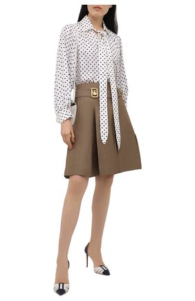 Женские кожаные туфли clare RALPH LAUREN белого цвета по цене 68700 руб., арт. 800841333 | Фото 2 Женские кожаные туфли clare RALPH LAUREN белого цвета, арт. 800841333 | Фото 2 (Каблук тип: Шпилька; Материал внутренний: Натуральная кожа; Подошва: Плоская; Каблук высота: Высокий)