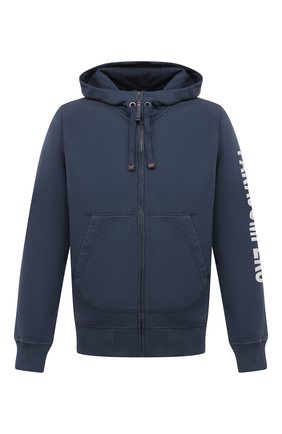Мужской хлопковая толстовка PARAJUMPERS синего цвета по цене 27200 руб., арт. CF05/CHARLIE | Фото 1 Мужской хлопковая толстовка PARAJUMPERS синего цвета, арт. CF05/CHARLIE | Фото 1
