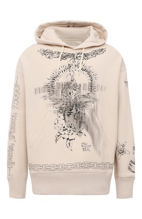 Мужской хлопковое худи GIVENCHY кремвого цвета по цене 99500 руб., арт. BMJ0BF3Y69 | Фото 1 Мужской хлопковое худи GIVENCHY кремвого цвета, арт. BMJ0BF3Y69 | Фото 1