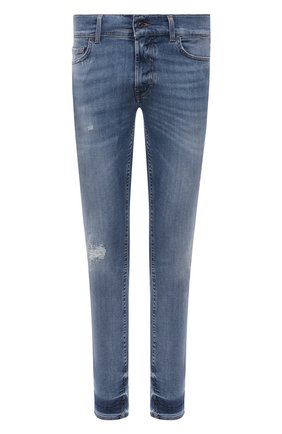 Мужские джинсы 7 FOR ALL MANKIND синего цвета по цене 27350 руб., арт. JSMVB500PH | Фото 1 Мужские джинсы 7 FOR ALL MANKIND синего цвета, арт. JSMVB500PH | Фото 1