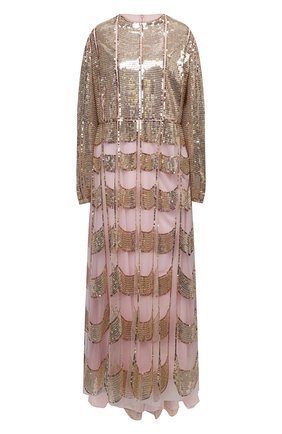Женское платье с пайетками VALENTINO золотого цвета по цене 1275000 руб., арт. VB3VAVA51ED | Фото 1 Женское платье с пайетками VALENTINO золотого цвета, арт. VB3VAVA51ED | Фото 1