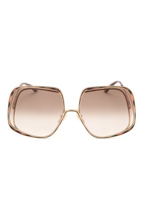 Женские солнцезащитные очки CHLOÉ коричневого цвета по цене 47050 руб., арт. CH0035S | Фото 3 Женские солнцезащитные очки CHLOÉ коричневого цвета, арт. CH0035S | Фото 3