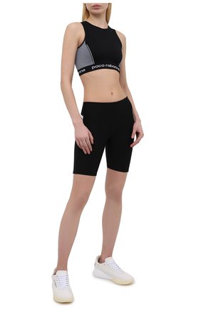 Женский бра-топ PACO RABANNE черно-белого цвета по цене 6490 руб., арт. 19EJT0004PA0135 | Фото 2 Женский бра-топ PACO RABANNE черно-белого цвета, арт. 19EJT0004PA0135 | Фото 2