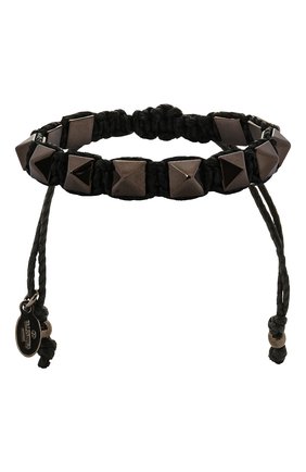 Женский браслет rockstud VALENTINO черного цвета по цене 29950 руб., арт. VW0J0I02/ICT | Фото 1 Женский браслет rockstud VALENTINO черного цвета, арт. VW0J0I02/ICT | Фото 1