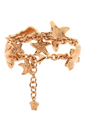 Женский браслет trésor de la mer VERSACE золотого цвета по цене 96200 руб., арт. DG0I108/DJMX | Фото 2 Женский браслет trésor de la mer VERSACE золотого цвета, арт. DG0I108/DJMX | Фото 2