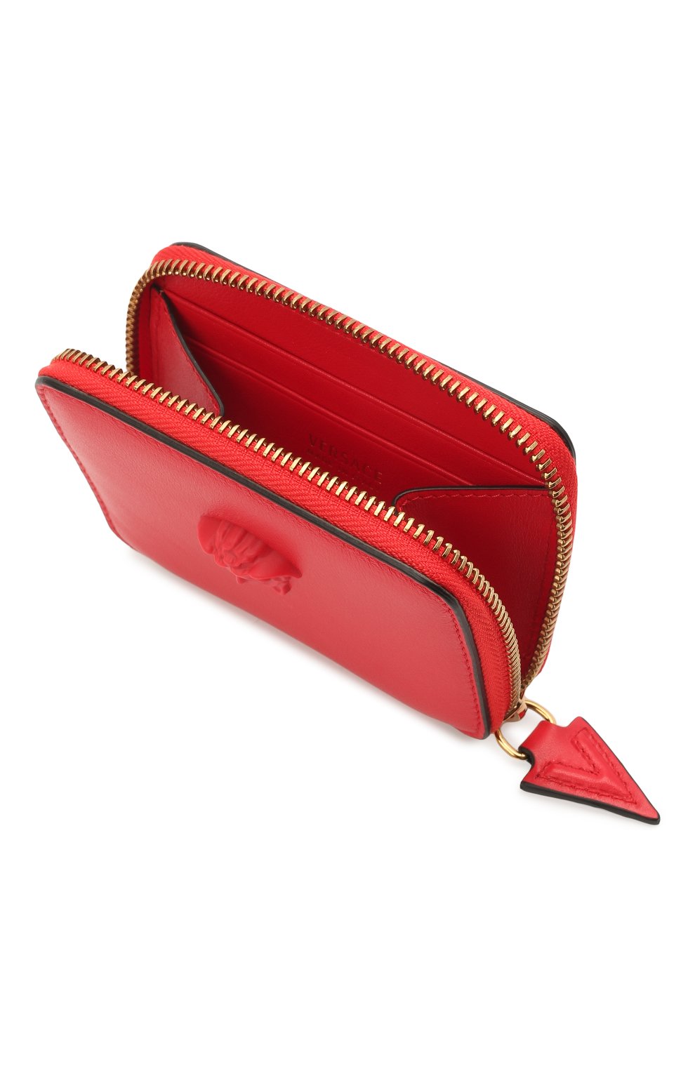 Женские кожаное портмоне la medusa VERSACE красного цвета по цене 39950 руб., арт. DP38554/DVT8ME | Фото 2 Женские кожаное портмоне la medusa VERSACE красного цвета, арт. DP38554/DVT8ME | Фото 2
