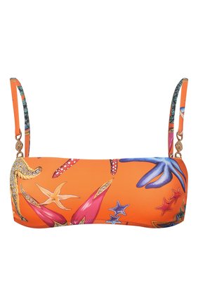 Женский бра-бандо VERSACE оранжевого цвета по цене 48200 руб., арт. ABD07039/1F01224 | Фото 1 Женский бра-бандо VERSACE оранжевого цвета, арт. ABD07039/1F01224 | Фото 1