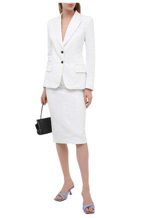 Женский хлопковый жакет TOM FORD белого цвета по цене 197500 руб., арт. GID050-DEX127 | Фото 2 Женский хлопковый жакет TOM FORD белого цвета, арт. GID050-DEX127 | Фото 2
