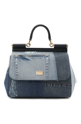 Женская сумка sicily medium DOLCE & GABBANA синего цвета по цене 143500 руб., арт. BB6002/A0621 | Фото 1 Женская сумка sicily medium DOLCE & GABBANA синего цвета, арт. BB6002/A0621 | Фото 1 (Материал: Текстиль, Натуральная кожа; Ремень/цепочка: На ремешке; Сумки-технические: Сумки top-handle, Сумки через плечо; Размер: medium)