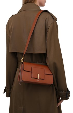 Женская сумка georgia WANDLER коричневого цвета по цене 58750 руб., арт. GE0RGIA BAG | Фото 5 Женская сумка georgia WANDLER коричневого цвета, арт. GE0RGIA BAG | Фото 5 (Сумки-технические: Сумки через плечо, Сумки top-handle; Материал: Натуральная кожа; Размер: small)