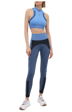 Женский бра-топ ADIDAS BY STELLA MCCARTNEY голубого цвета по цене 6480 руб., арт. GQ1216 | Фото 2 Женский бра-топ ADIDAS BY STELLA MCCARTNEY голубого цвета, арт. GQ1216 | Фото 2