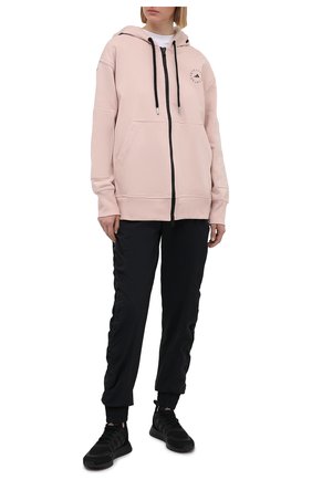 Женский хлопковый кардиган ADIDAS BY STELLA MCCARTNEY розового цвета по цене 14050 руб., арт. GL4260 | Фото 2 Женский хлопковый кардиган ADIDAS BY STELLA MCCARTNEY розового цвета, арт. GL4260 | Фото 2
