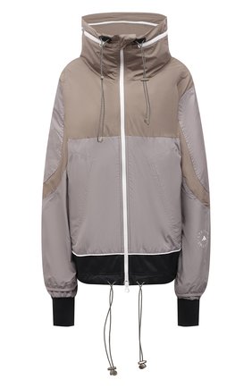 Женская ветровка ADIDAS BY STELLA MCCARTNEY серого цвета по цене 21600 руб., арт. GL7619 | Фото 1 Женская ветровка ADIDAS BY STELLA MCCARTNEY серого цвета, арт. GL7619 | Фото 1