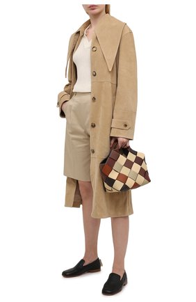Женское замшевое пальто JW ANDERSON бежевого цвета по цене 252500 руб., арт. LC0003 PG0530 | Фото 2 Женское замшевое пальто JW ANDERSON бежевого цвета, арт. LC0003 PG0530 | Фото 2